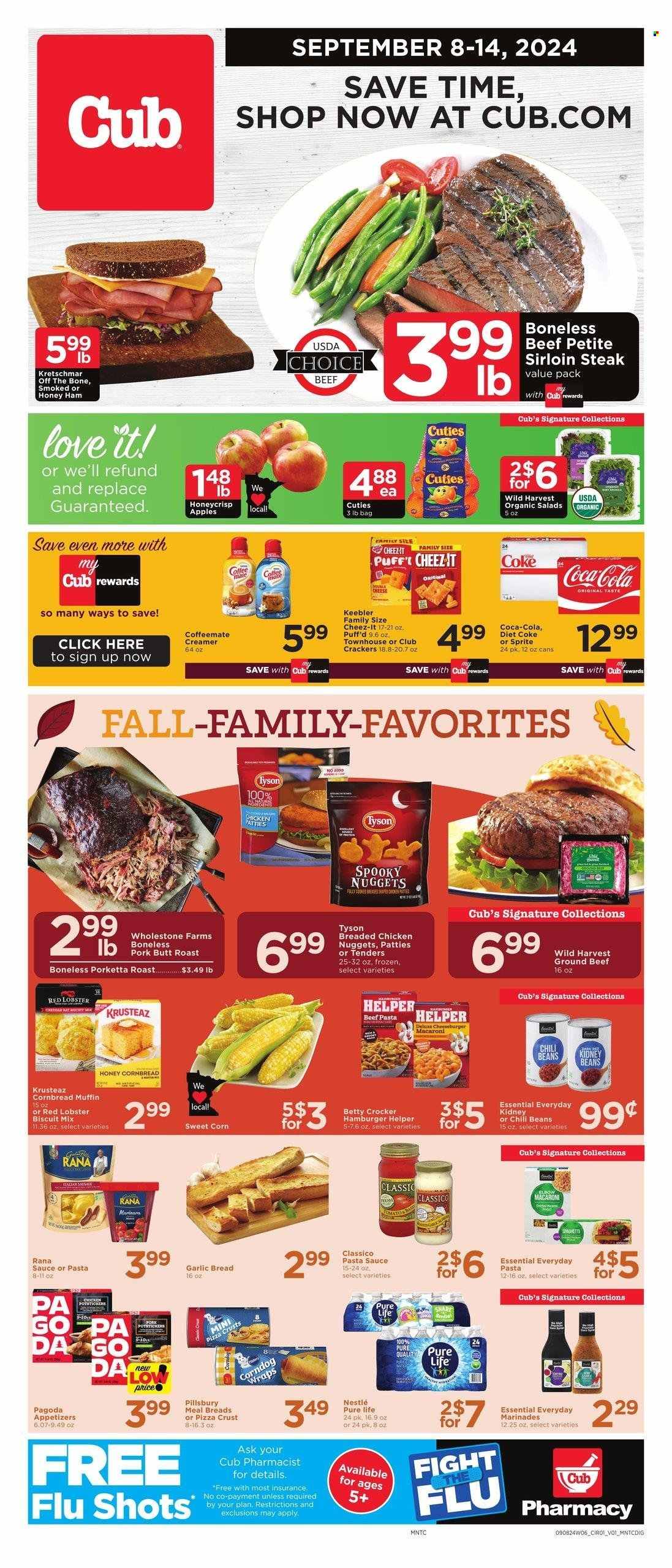 Cub Foods ad - 09/08/2024 - 09/14/2024. Page 1
