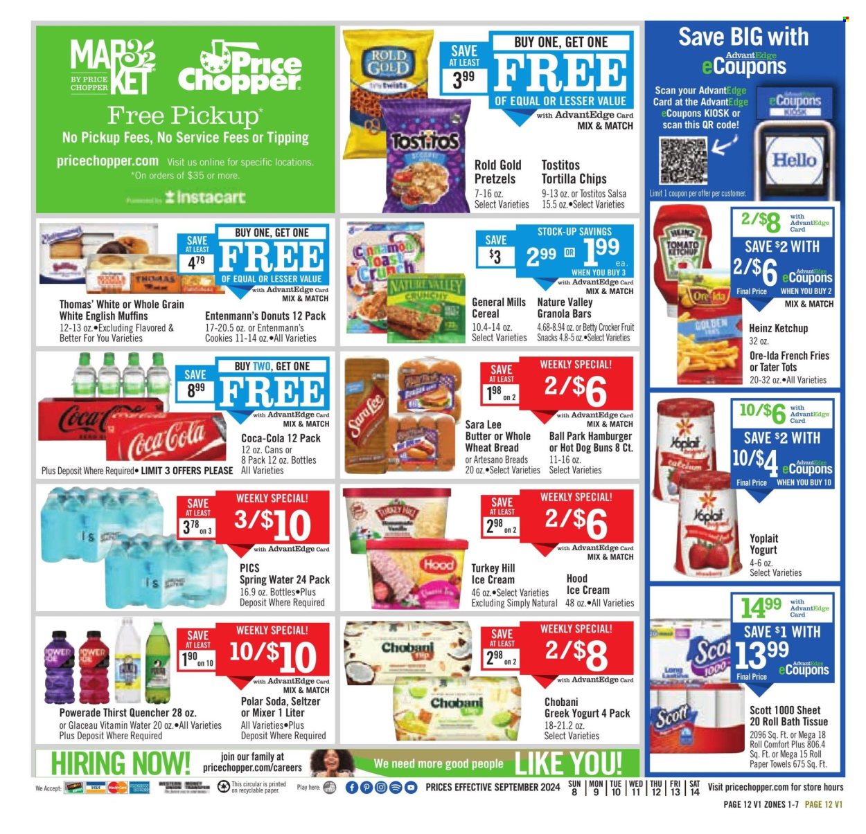 Price Chopper ad - 09/08/2024 - 09/14/2024. Page 12