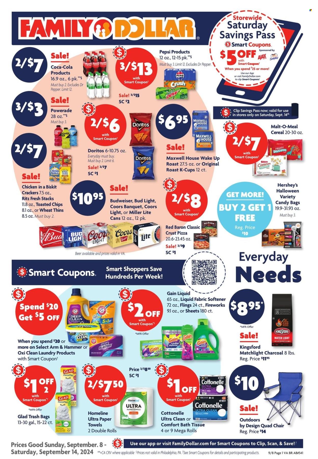 Family Dollar ad - 09/08/2024 - 09/14/2024. Page 1