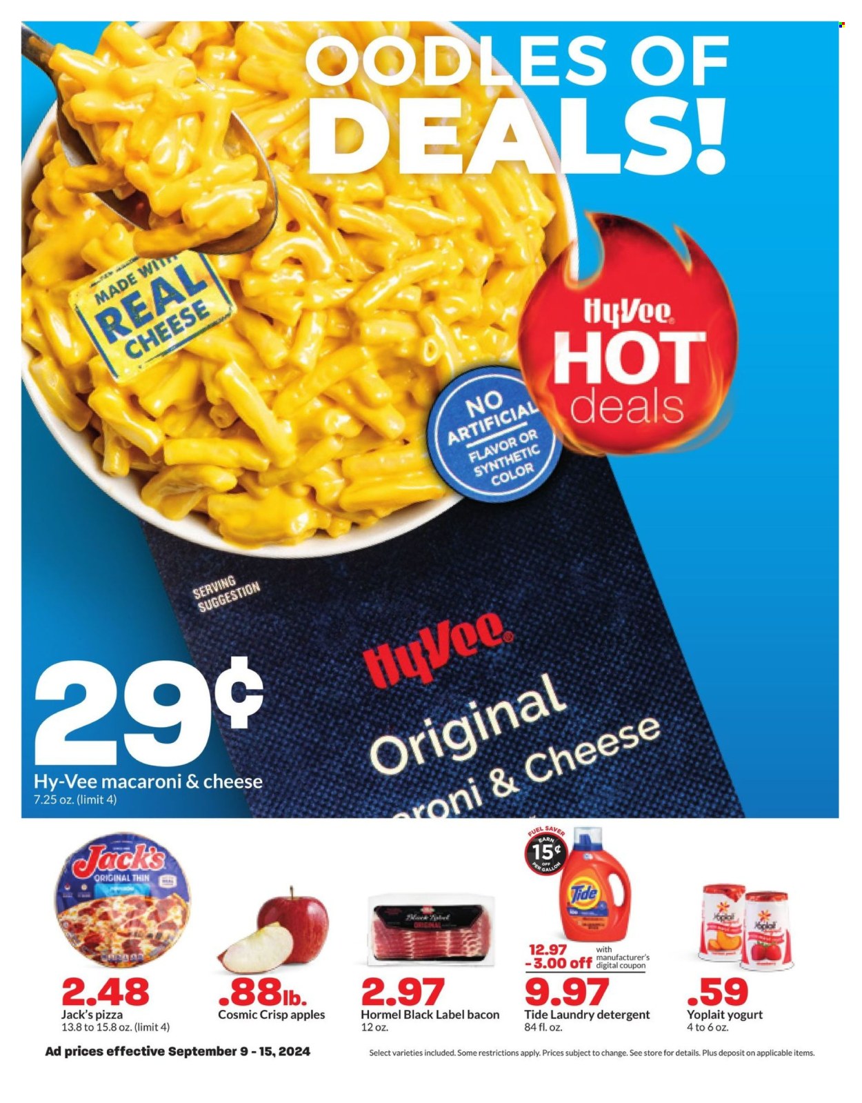 Hy-Vee ad - 09/09/2024 - 09/15/2024. Page 1