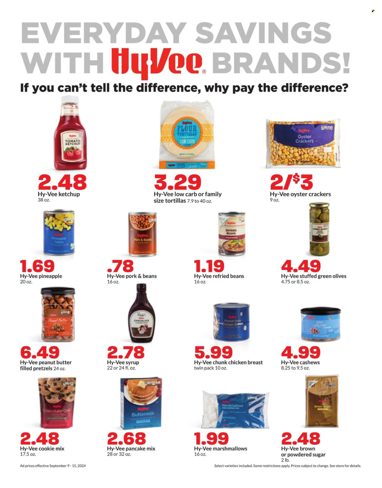 Hy-Vee ad - 09/09/2024 - 09/15/2024. Page 14