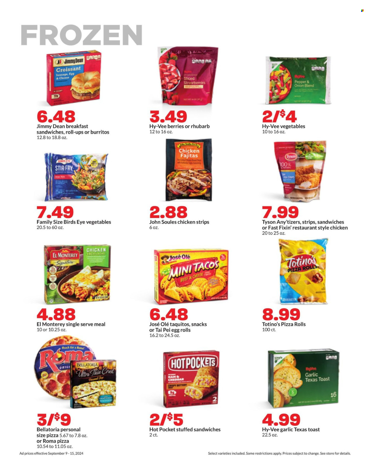 Hy-Vee ad - 09/09/2024 - 09/15/2024. Page 22