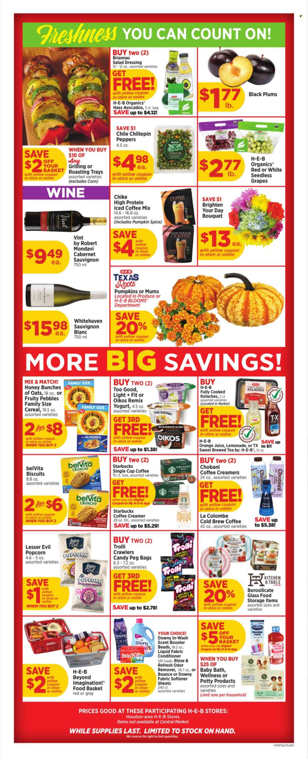 H-E-B ad - 09/11/2024 - 09/17/2024. Page 3