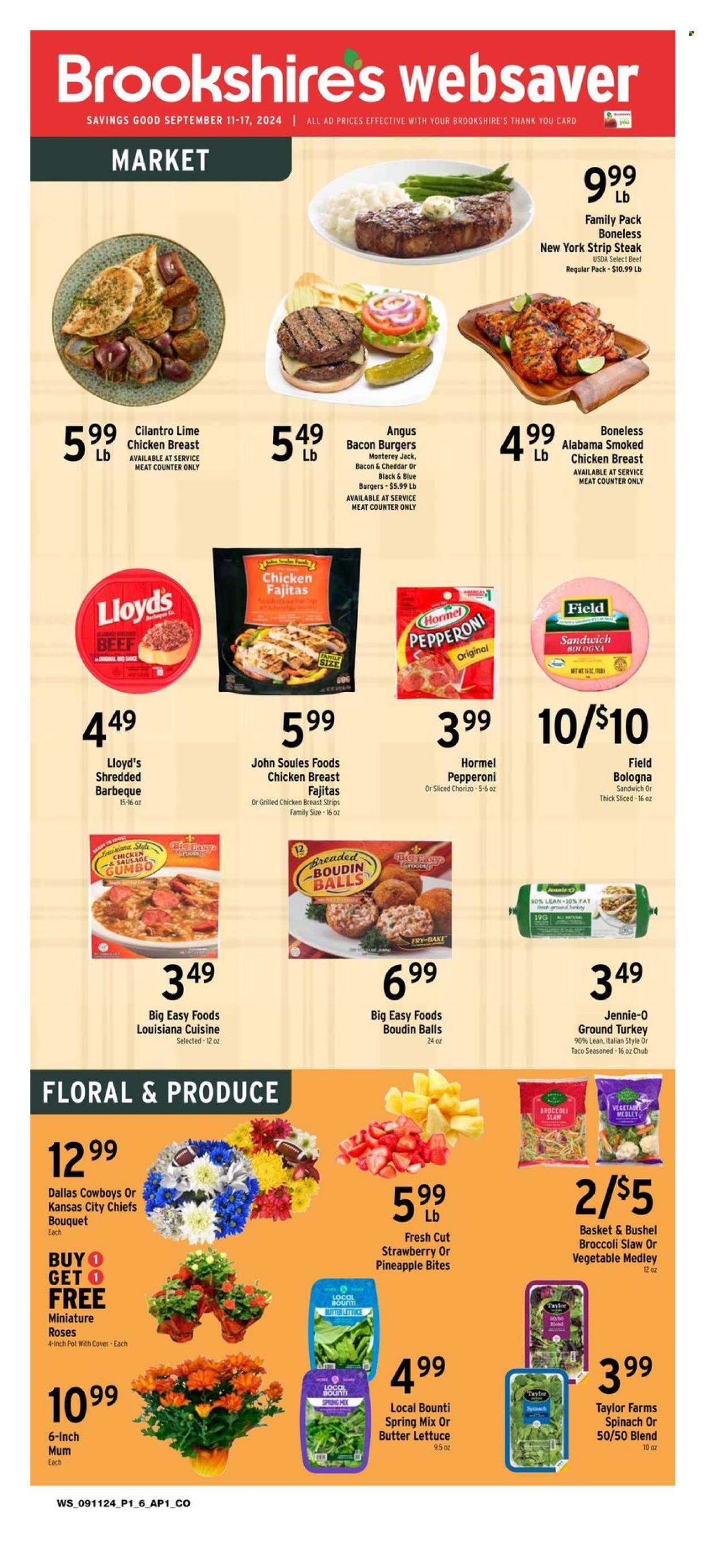 Brookshires ad - 09/11/2024 - 09/17/2024. Page 1