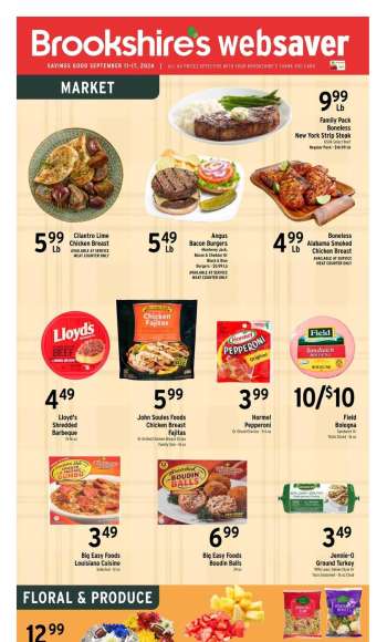 Brookshires Flyer - 09/11/2024 - 09/17/2024.