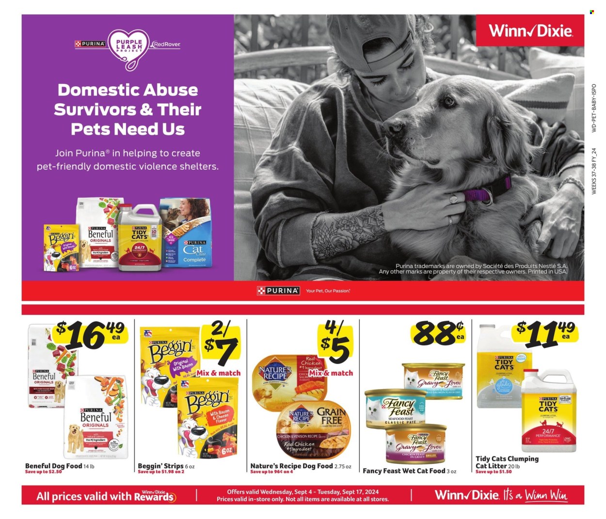 Winn Dixie ad - 09/04/2024 - 09/17/2024. Page 1