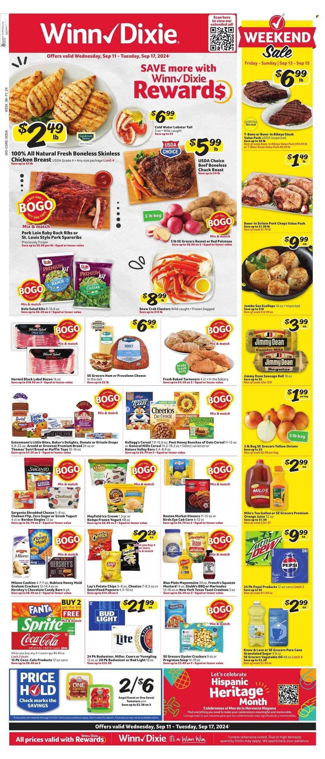 Winn Dixie ad - 09/11/2024 - 09/17/2024. Page 1