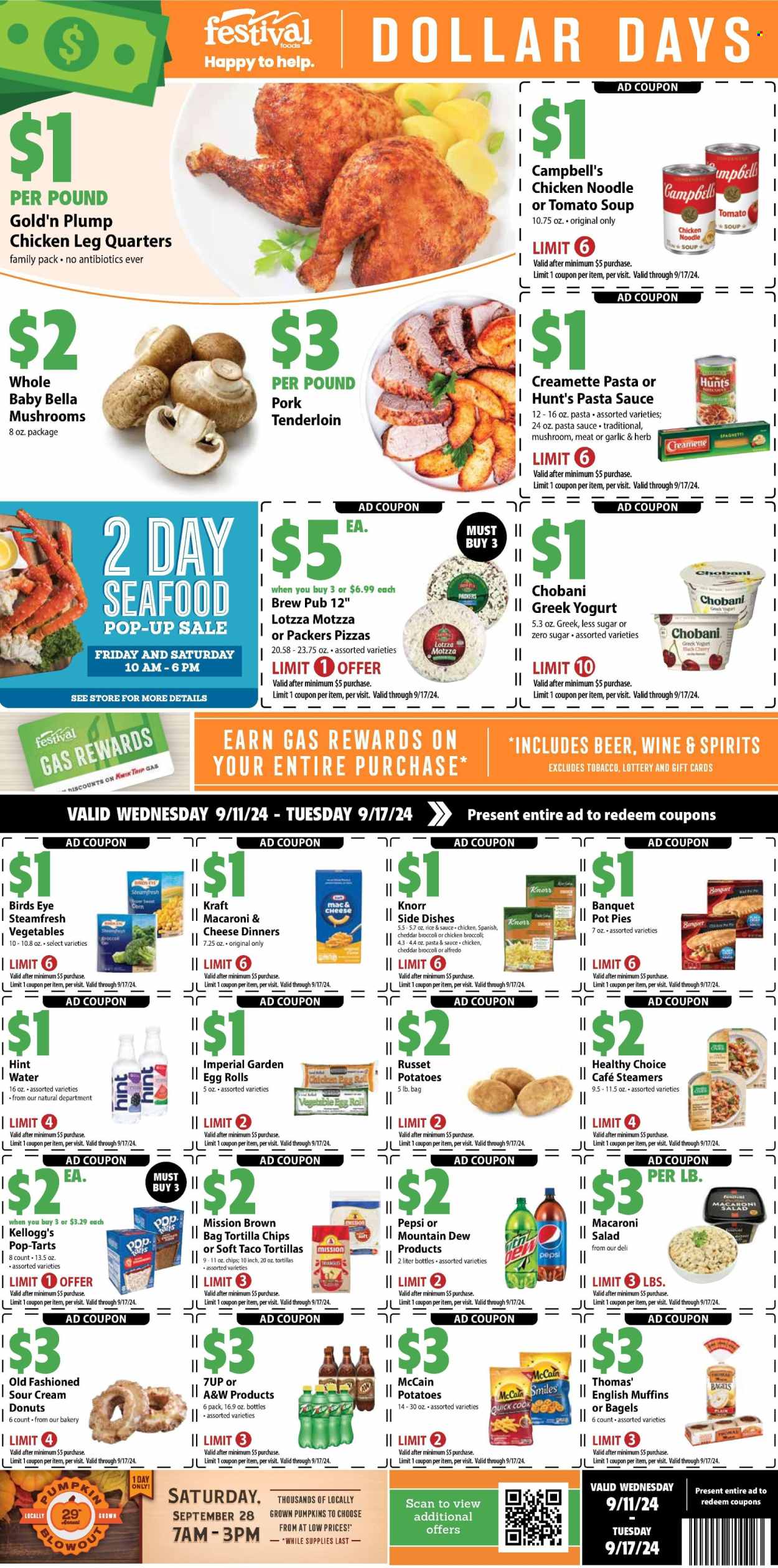 Festival Foods ad - 09/11/2024 - 09/17/2024. Page 1