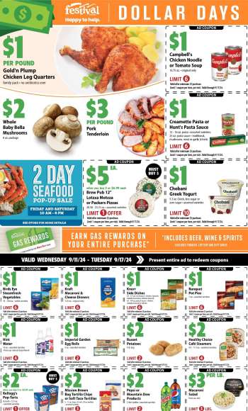 Festival Foods Flyer - 09/11/2024 - 09/17/2024.