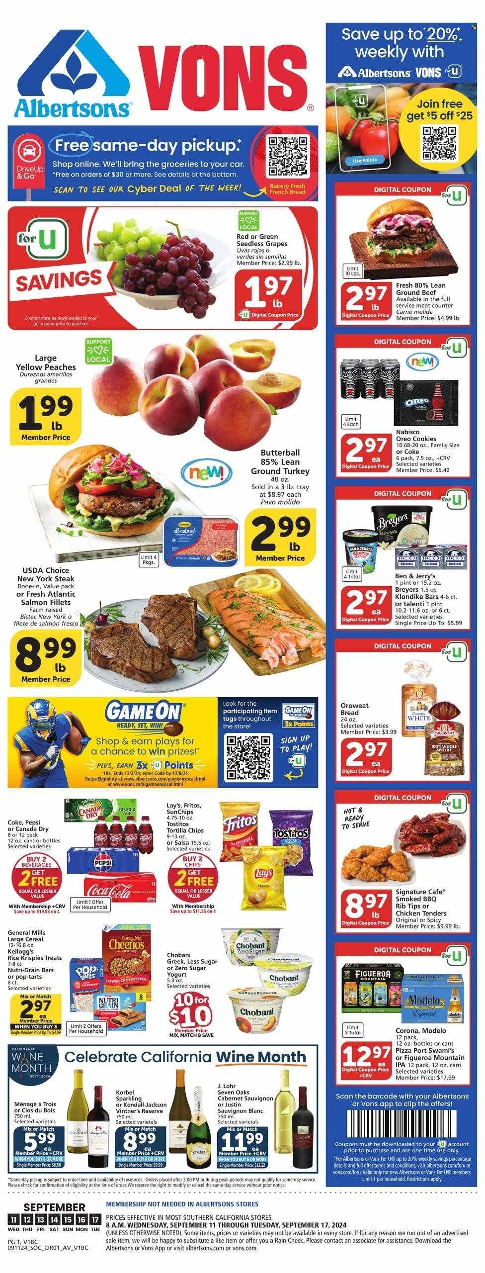 Albertsons ad - 09/11/2024 - 09/17/2024. Page 1