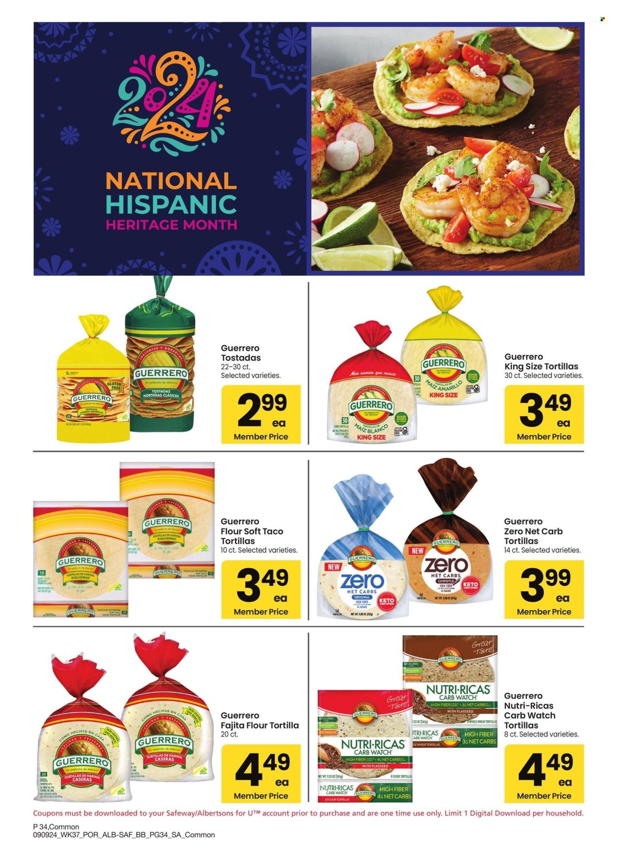 Albertsons ad - 09/09/2024 - 10/06/2024. Page 34