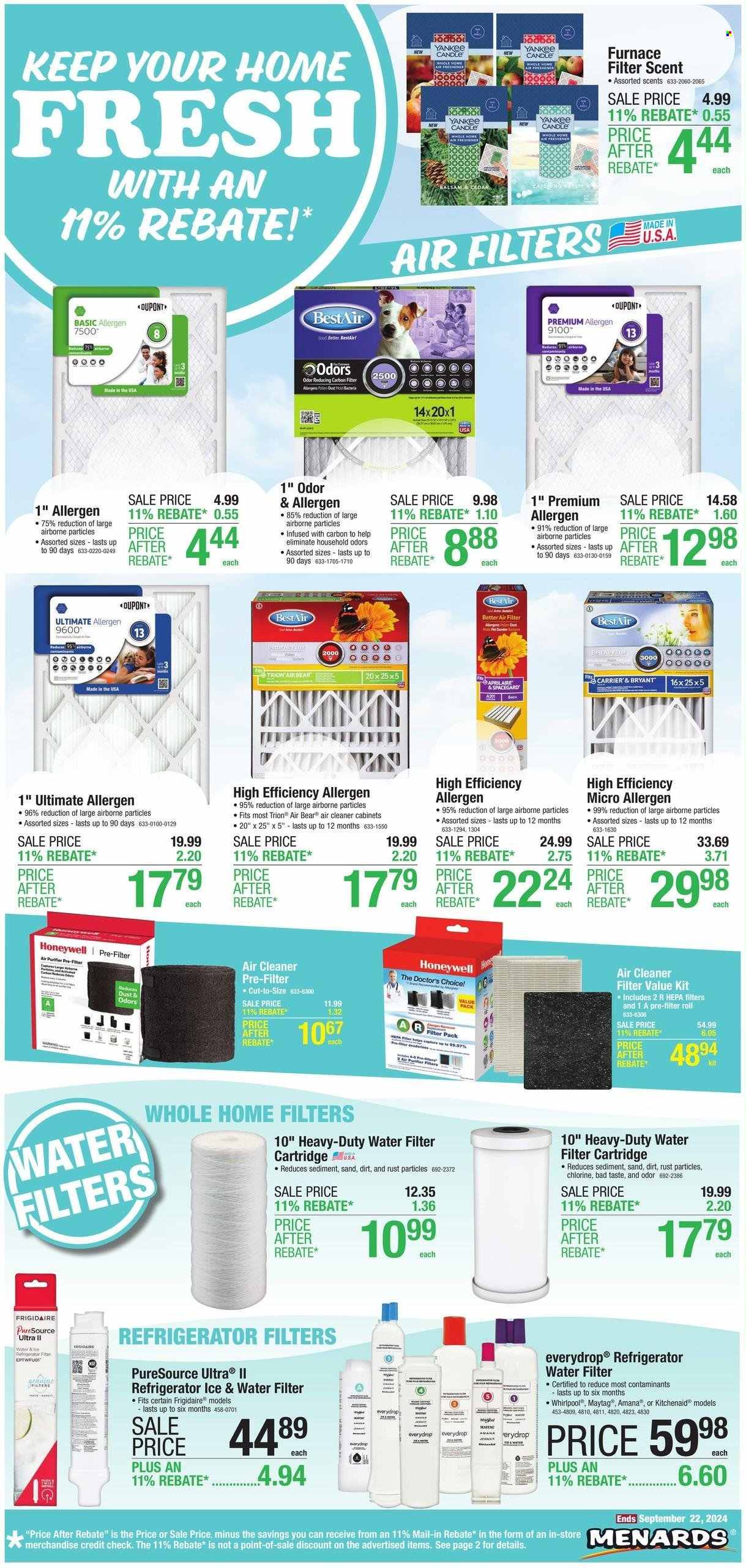 Menards ad - 09/12/2024 - 09/22/2024. Page 3