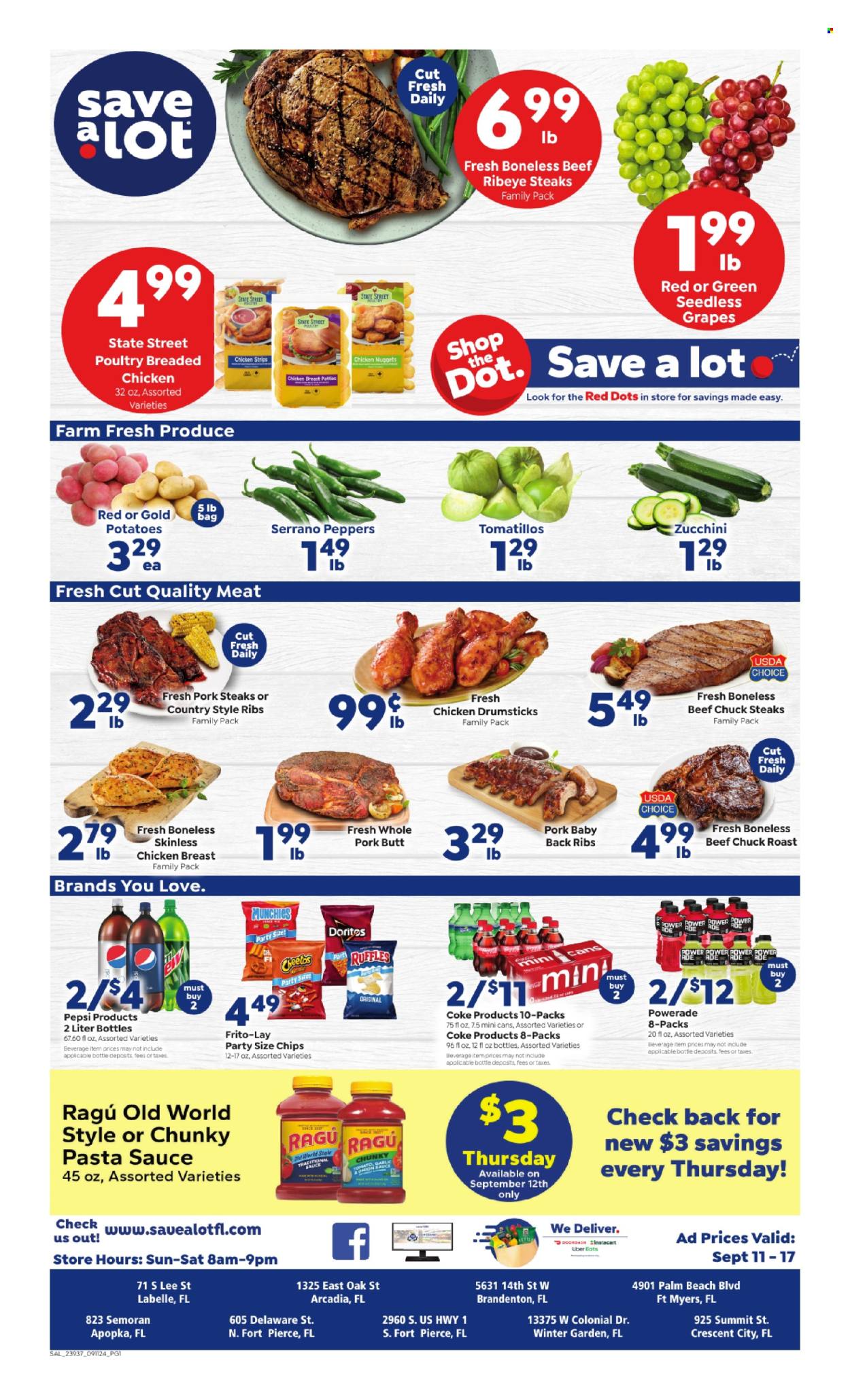 Save a Lot ad - 09/11/2024 - 09/17/2024. Page 1