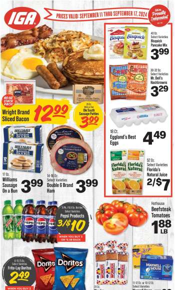 IGA Flyer - 09/11/2024 - 09/17/2024.