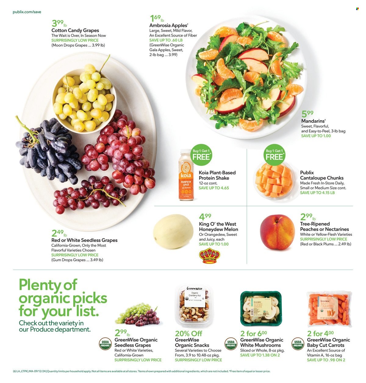 Publix ad - 09/12/2024 - 09/18/2024. Page 6