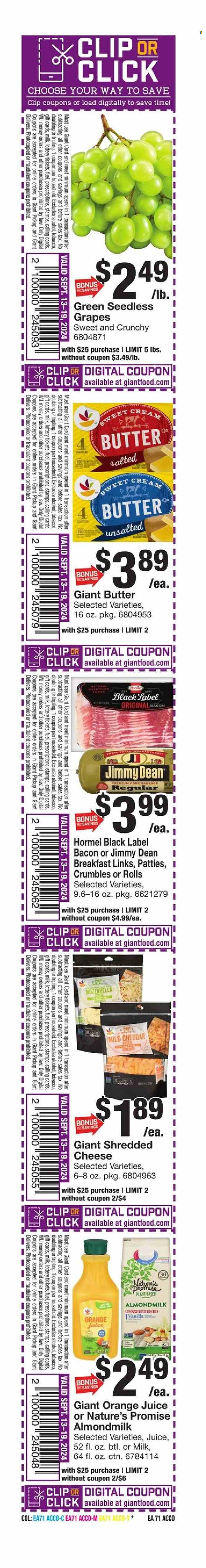 Giant Food ad - 09/13/2024 - 09/19/2024. Page 10