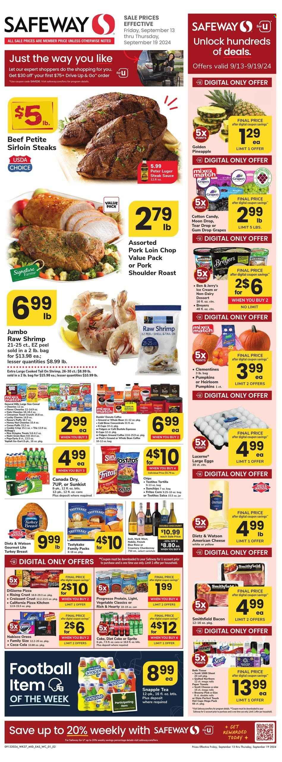 Safeway ad - 09/13/2024 - 09/19/2024. Page 1