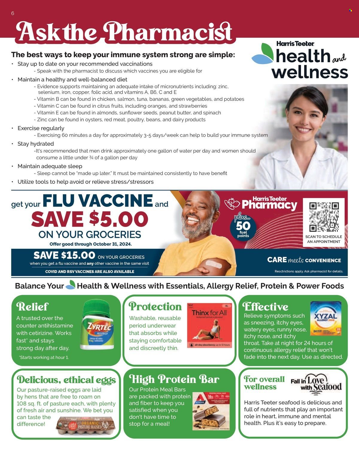 Harris Teeter ad - 09/11/2024 - 10/08/2024. Page 6