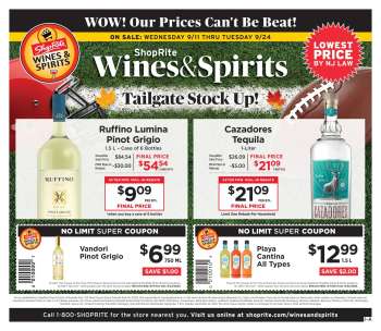 ShopRite Flyer - 09/11/2024 - 09/24/2024.