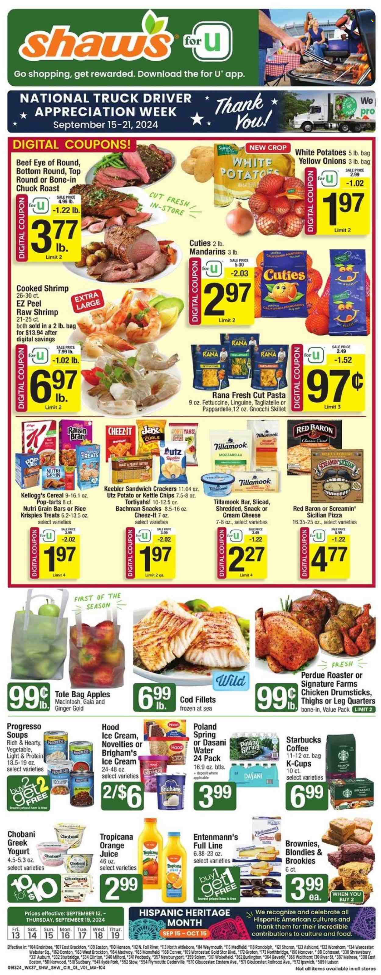 Shaw’s ad - 09/13/2024 - 09/19/2024. Page 1