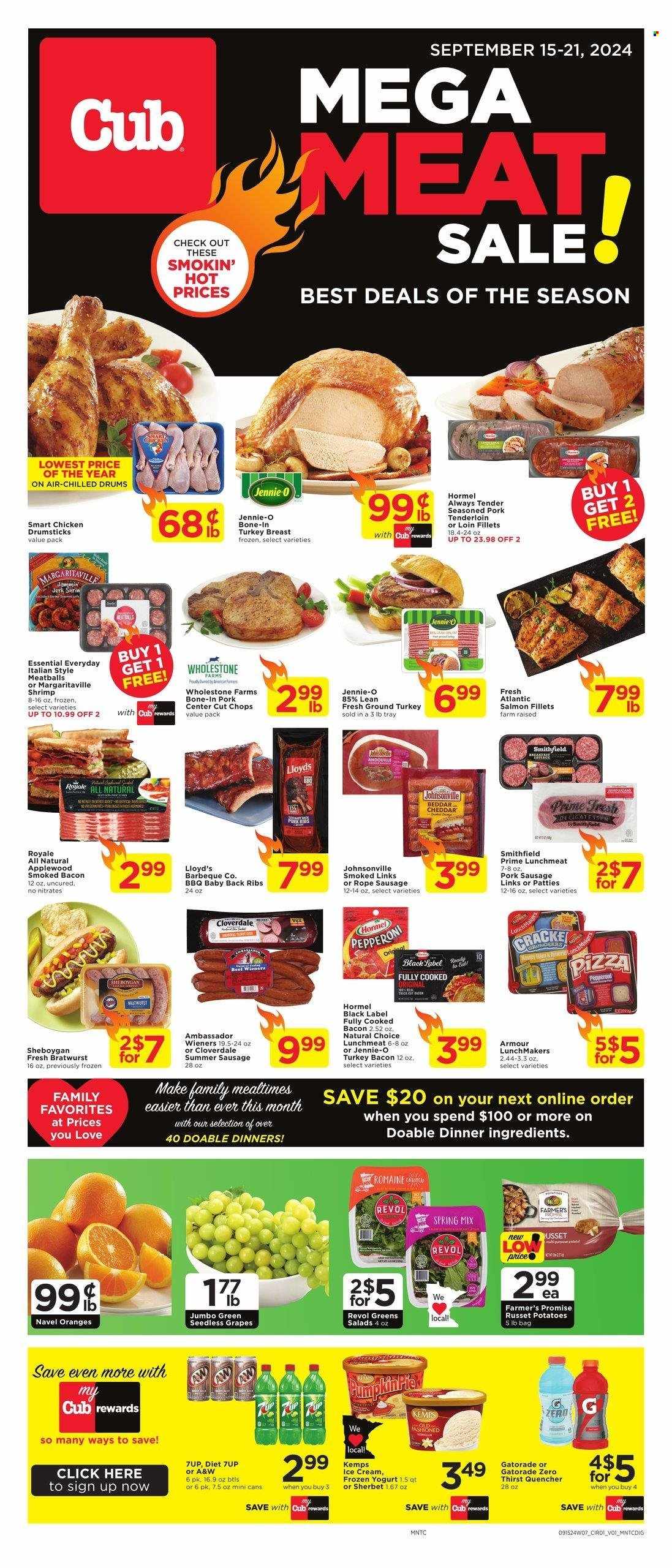 Cub Foods ad - 09/15/2024 - 09/21/2024. Page 1