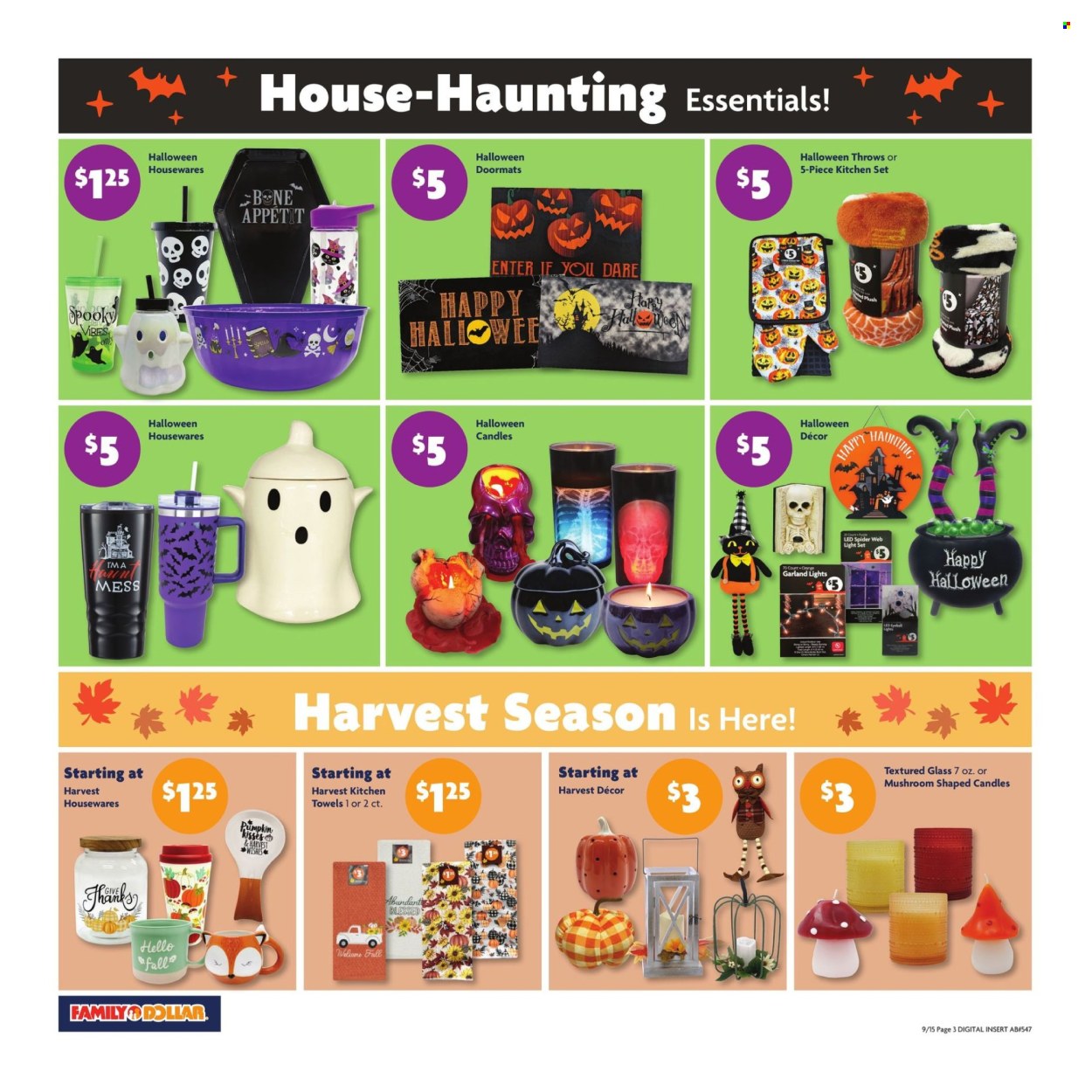 Family Dollar ad - 09/15/2024 - 09/21/2024. Page 3