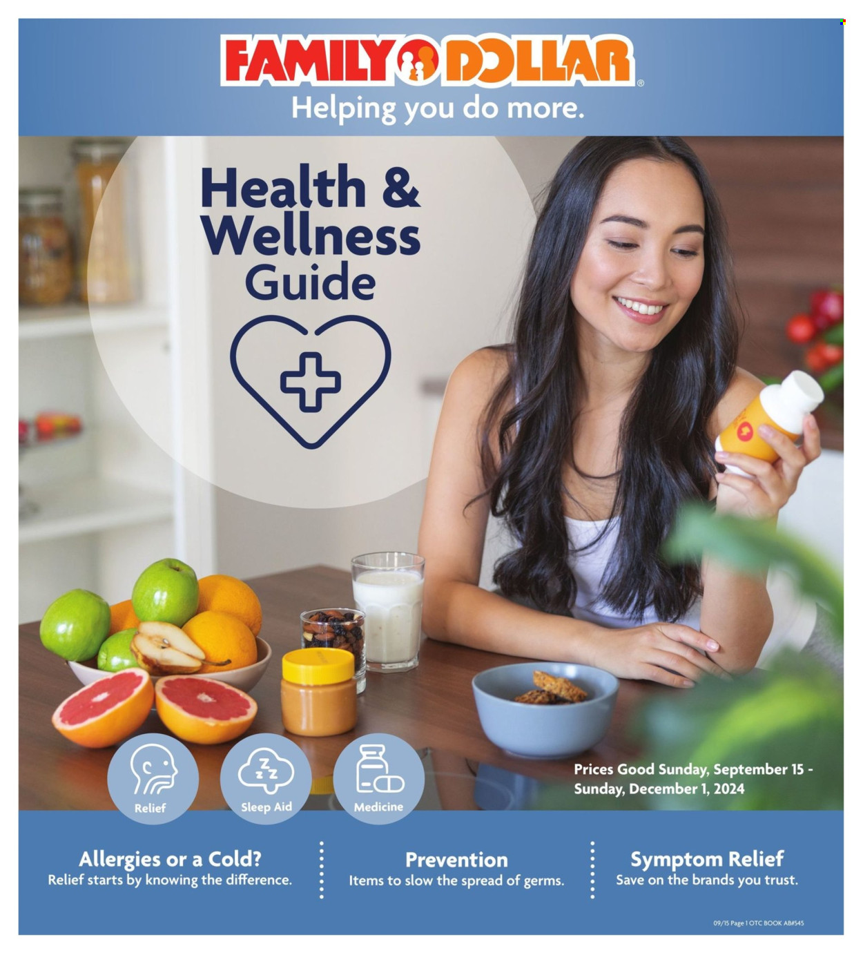 Family Dollar ad - 09/15/2024 - 12/01/2024. Page 1