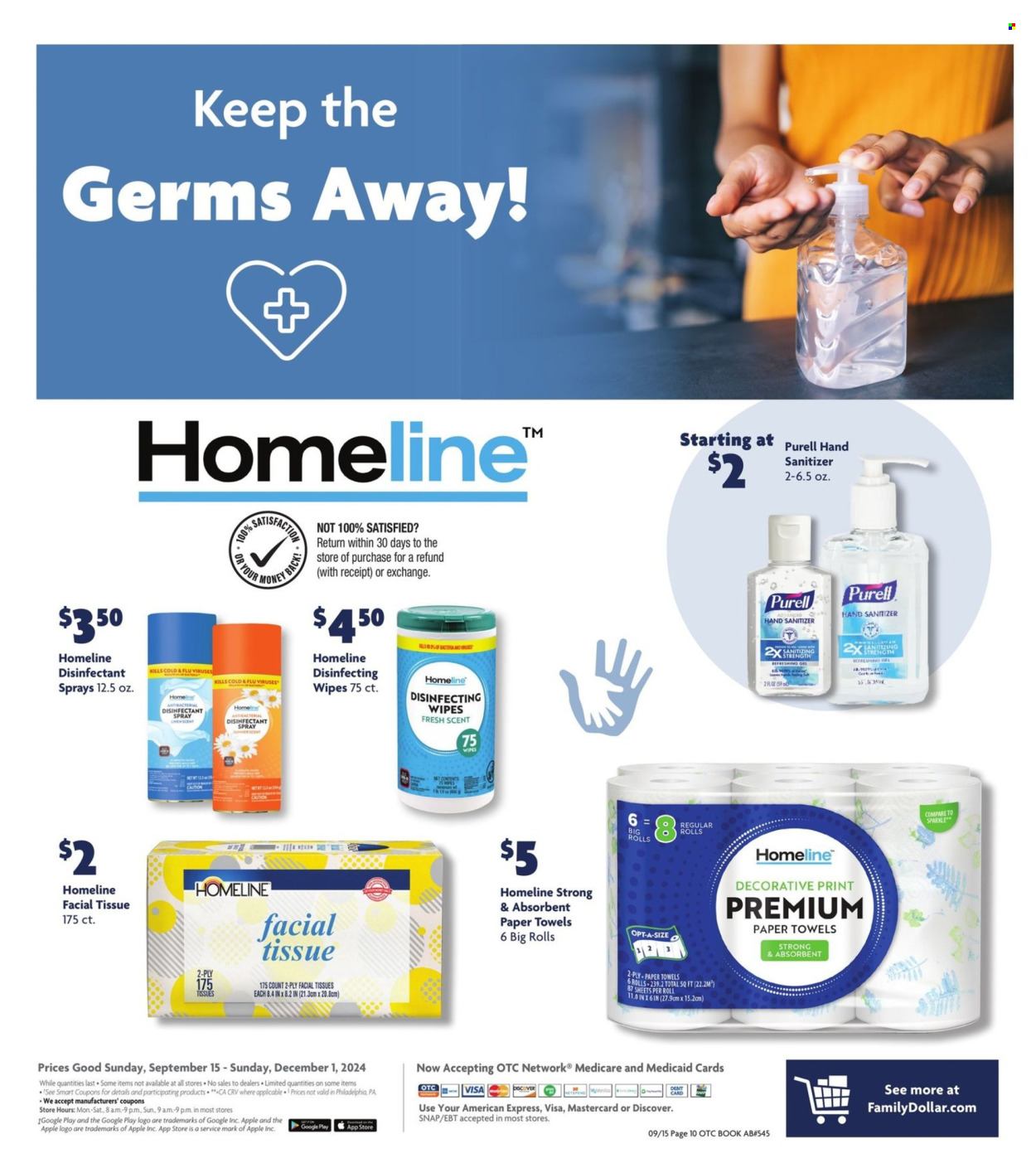 Family Dollar ad - 09/15/2024 - 12/01/2024. Page 9
