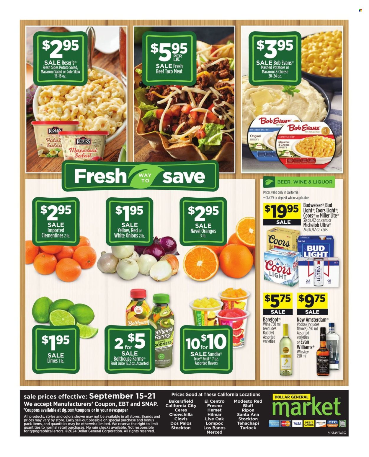 Dollar General ad - 09/15/2024 - 09/21/2024. Page 2