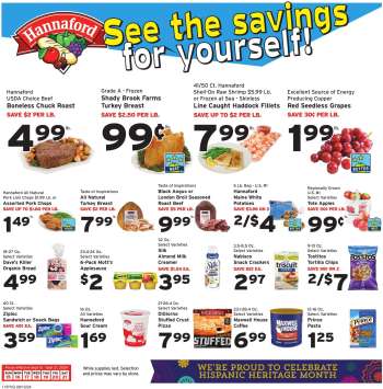 Hannaford Flyer - 09/15/2024 - 09/21/2024.