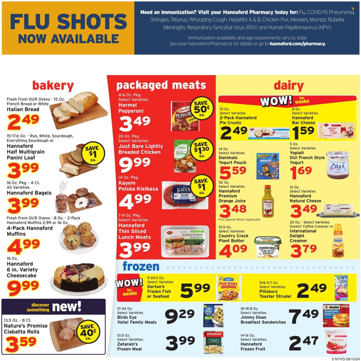 Hannaford ad - 09/15/2024 - 09/21/2024. Page 8