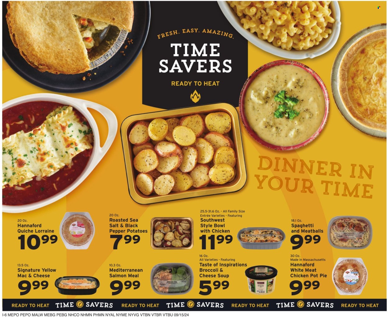 Hannaford ad - 09/15/2024 - 09/21/2024. Page 20