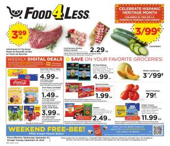 Food 4 Less Flyer - 09/18/2024 - 09/24/2024.