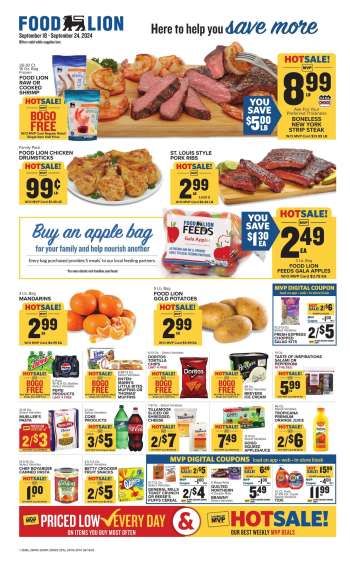 Food Lion Flyer - 09/18/2024 - 09/24/2024.