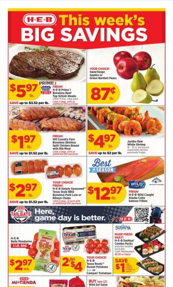 H-E-B Flyer - 09/18/2024 - 09/24/2024.