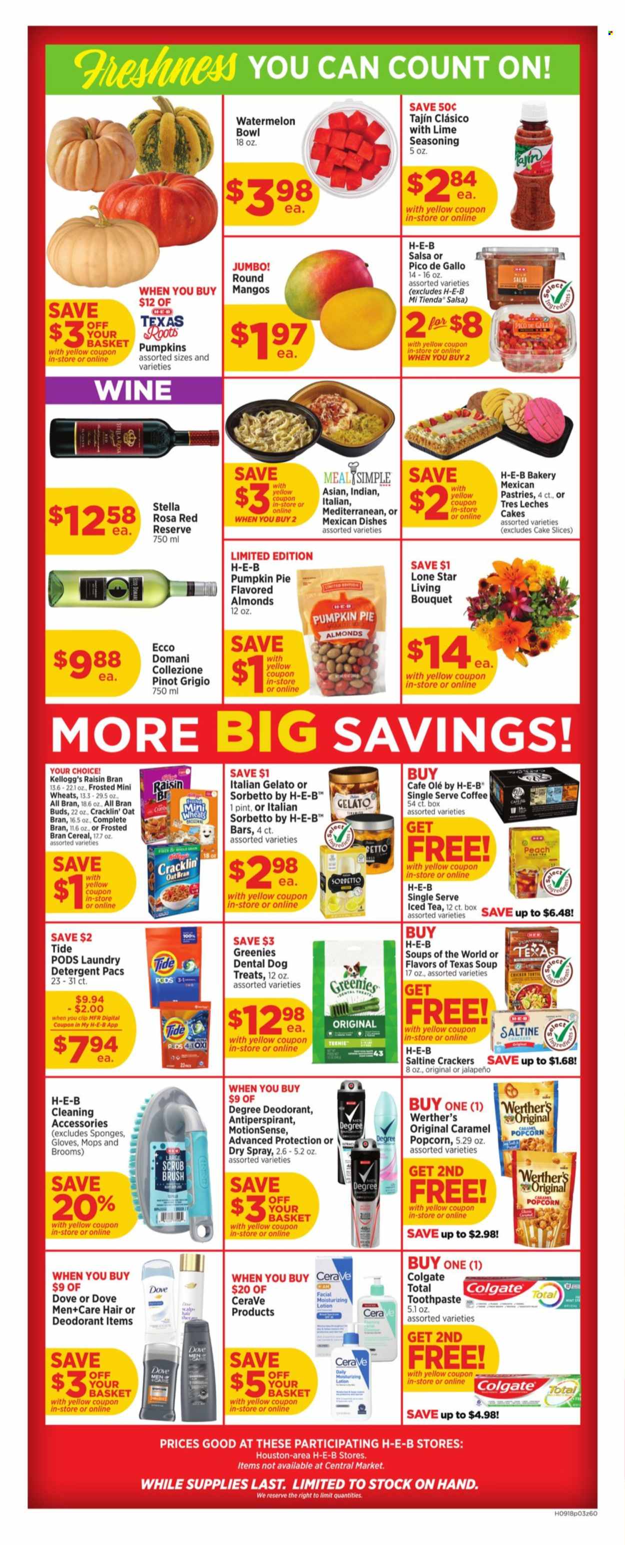 H-E-B ad - 09/18/2024 - 09/24/2024. Page 3