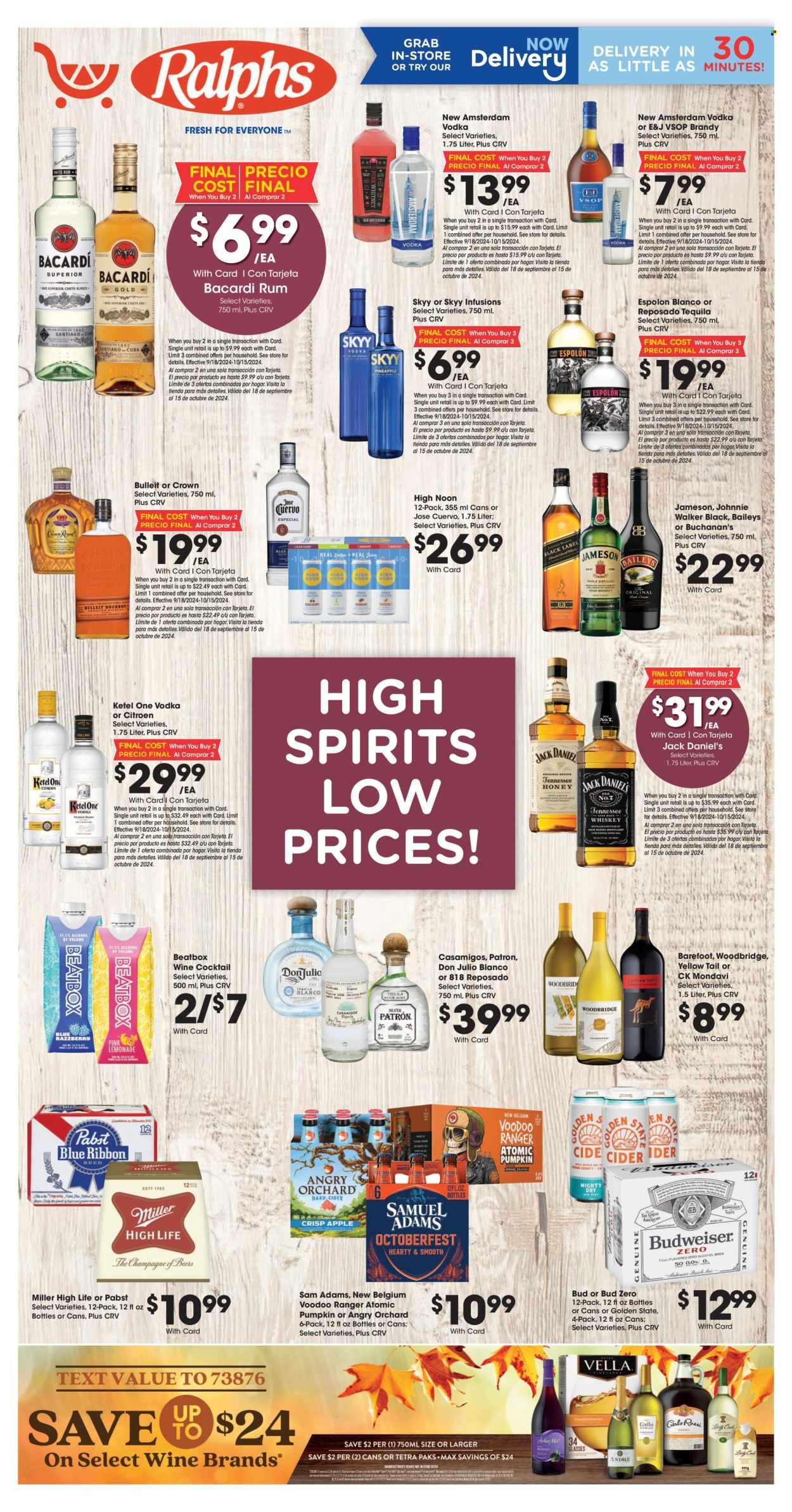 Ralphs ad - 09/18/2024 - 09/24/2024. Page 1