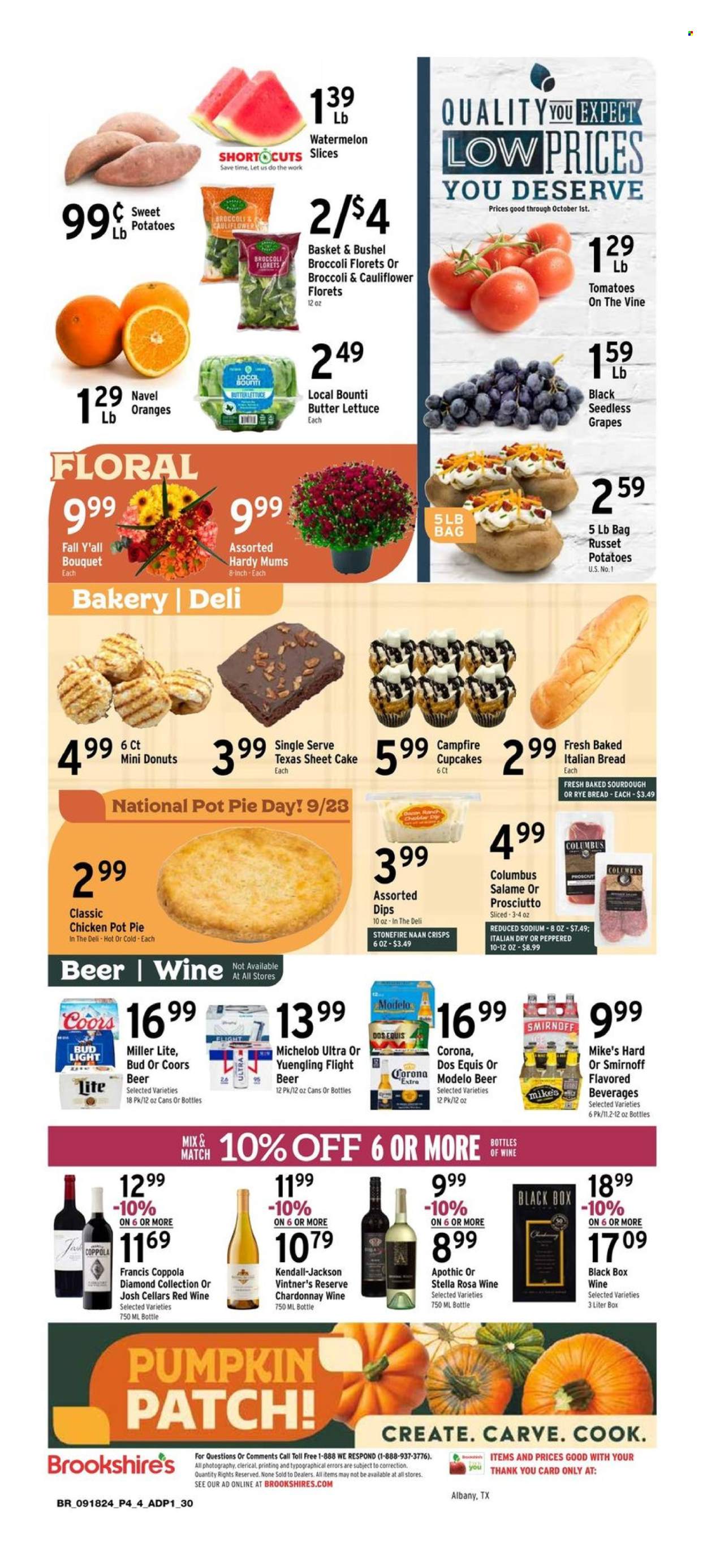 Brookshires ad - 09/18/2024 - 09/24/2024. Page 4