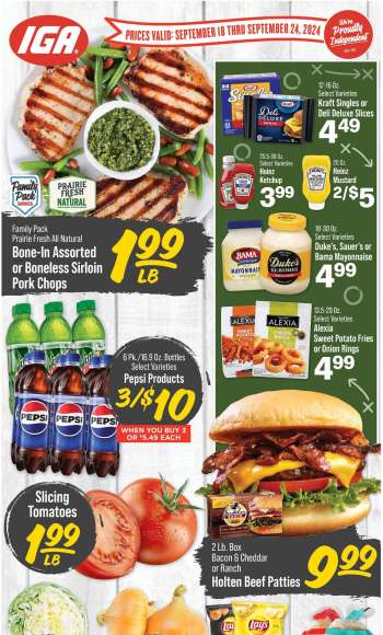 IGA Flyer - 09/18/2024 - 09/24/2024.