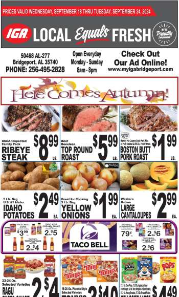 IGA Flyer - 09/18/2024 - 09/24/2024.
