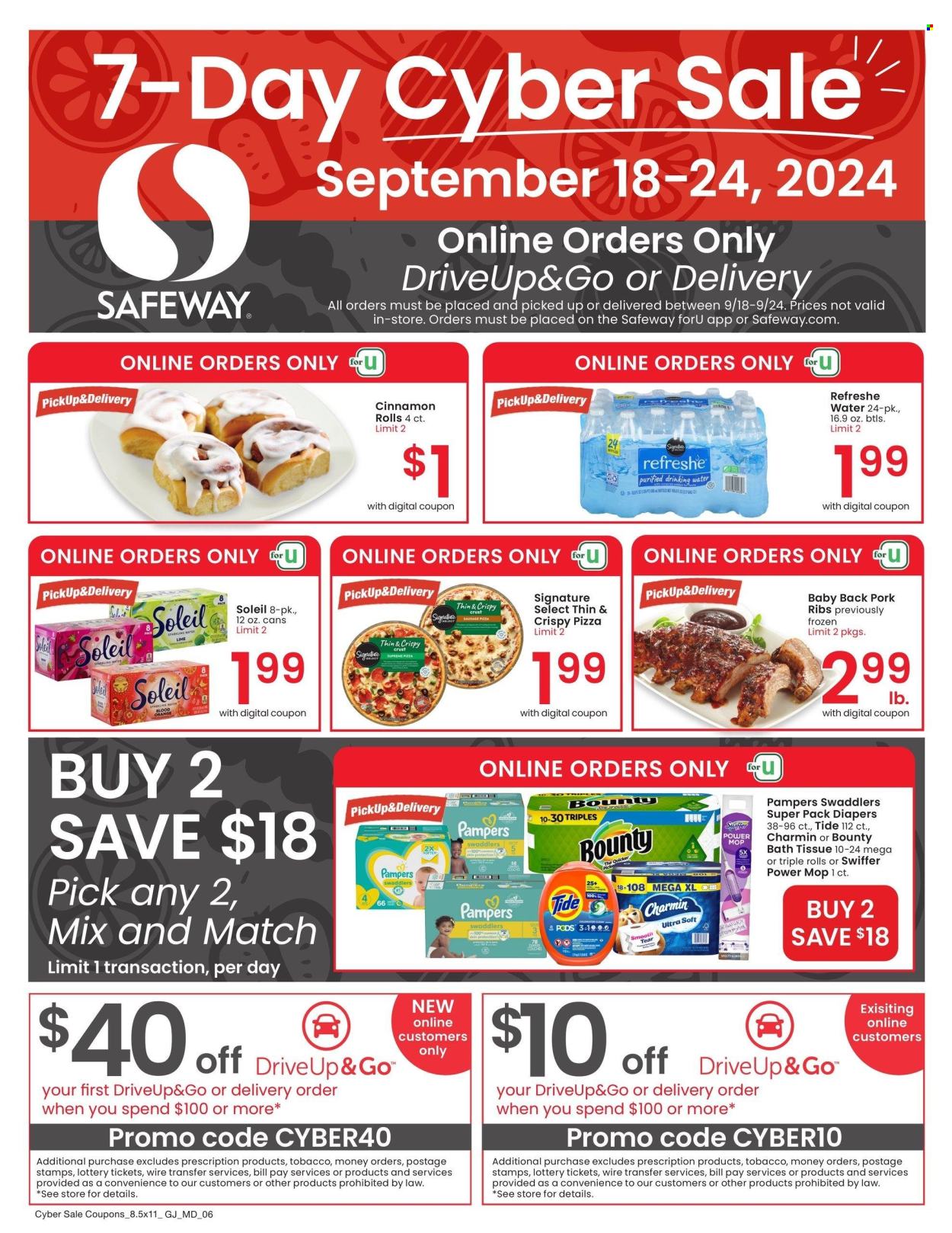 Safeway ad - 09/18/2024 - 09/24/2024. Page 1