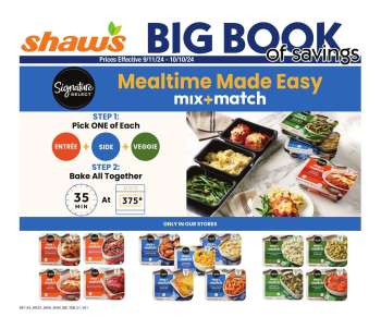 Shaw’s Flyer - 09/11/2024 - 10/10/2024.