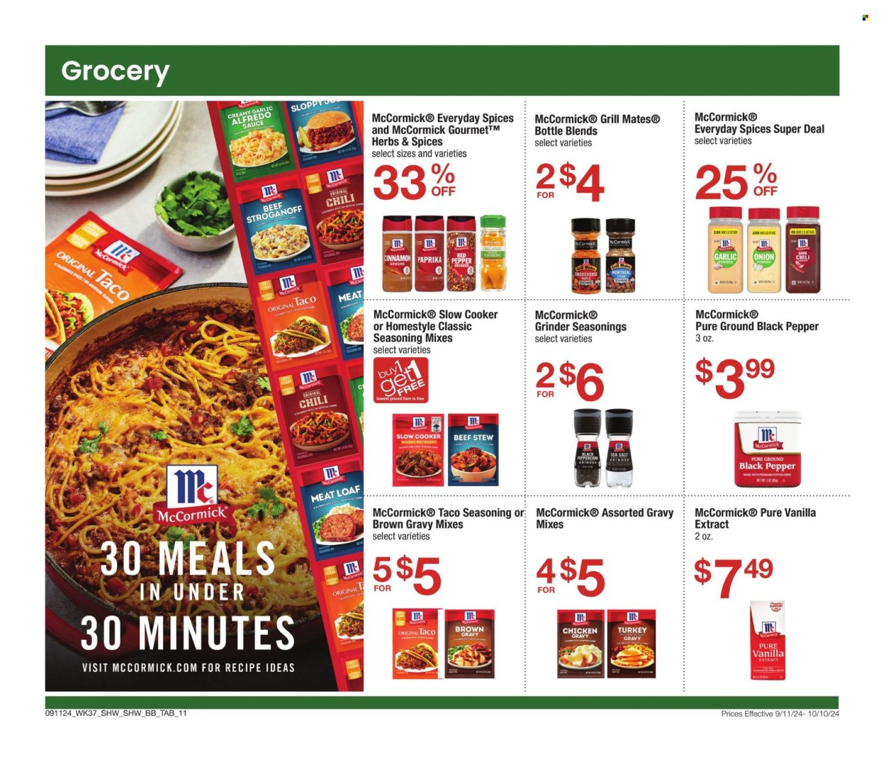 Shaw’s ad - 09/11/2024 - 10/10/2024. Page 11