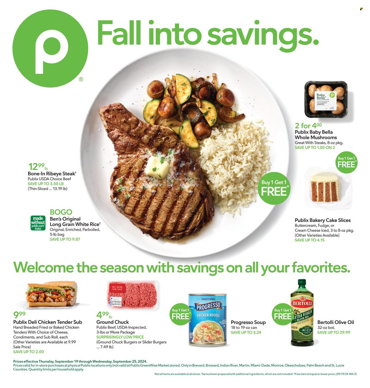 Publix ad - 09/19/2024 - 09/25/2024. Page 1