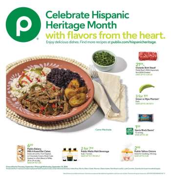 Publix Flyer - 09/19/2024 - 09/25/2024.