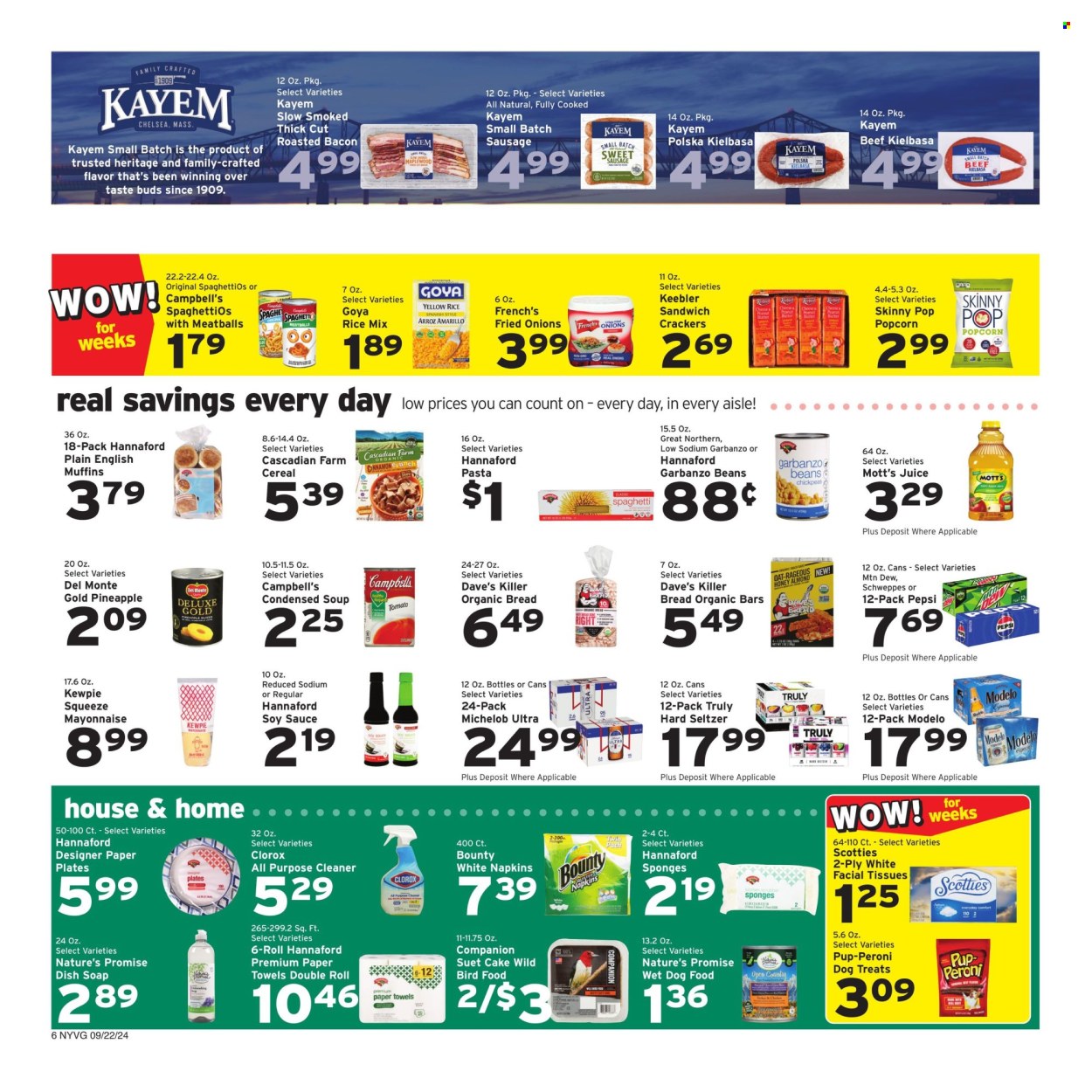 Hannaford ad - 09/22/2024 - 09/28/2024. Page 6