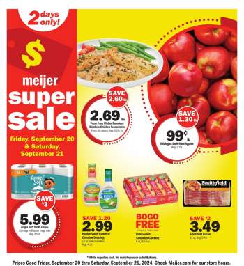 Meijer Flyer - 09/20/2024 - 09/21/2024.
