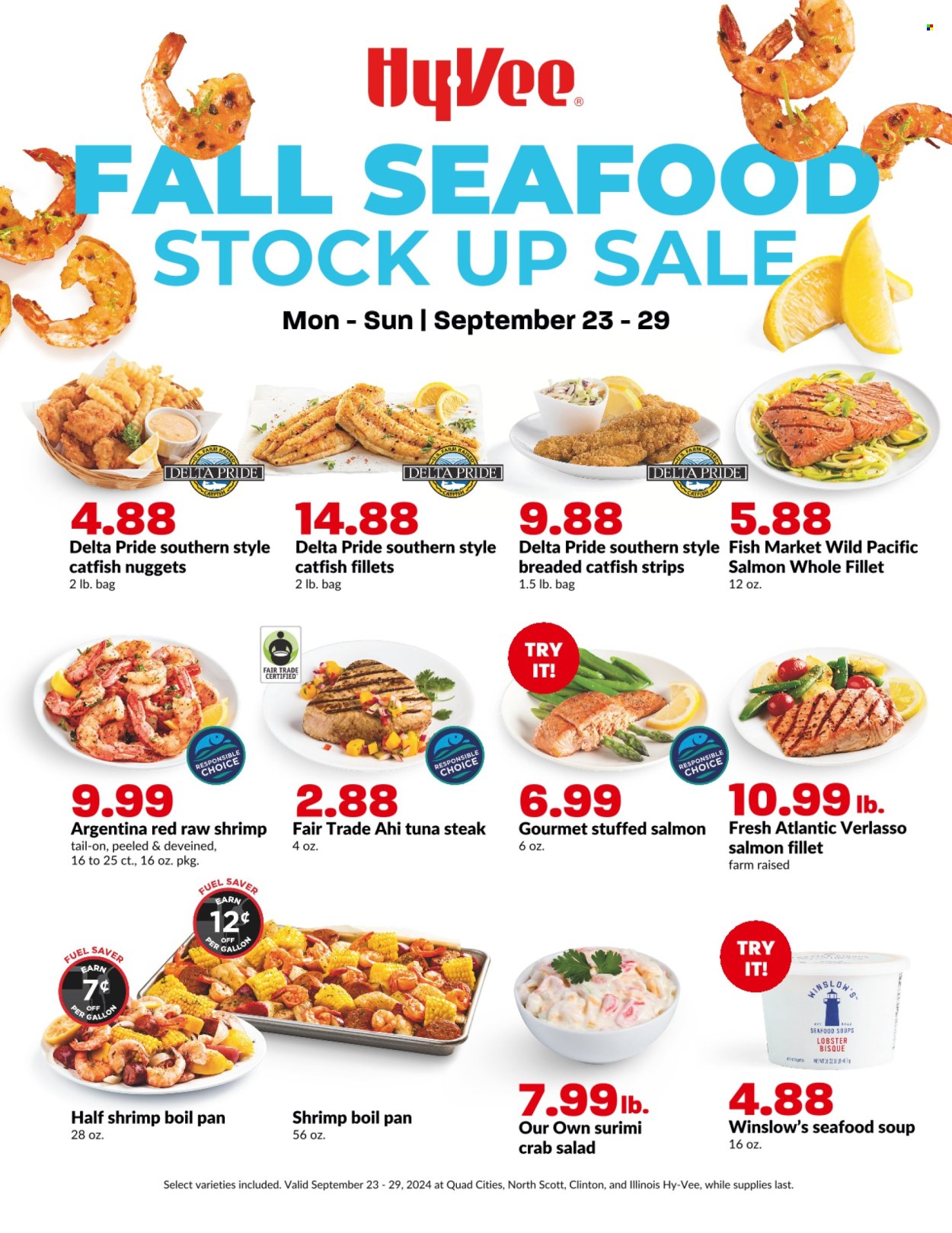 Hy-Vee ad - 09/23/2024 - 09/29/2024. Page 1