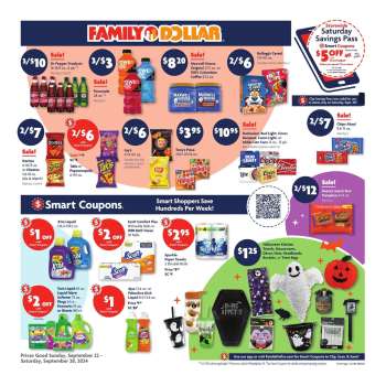 Family Dollar Flyer - 09/22/2024 - 09/28/2024.