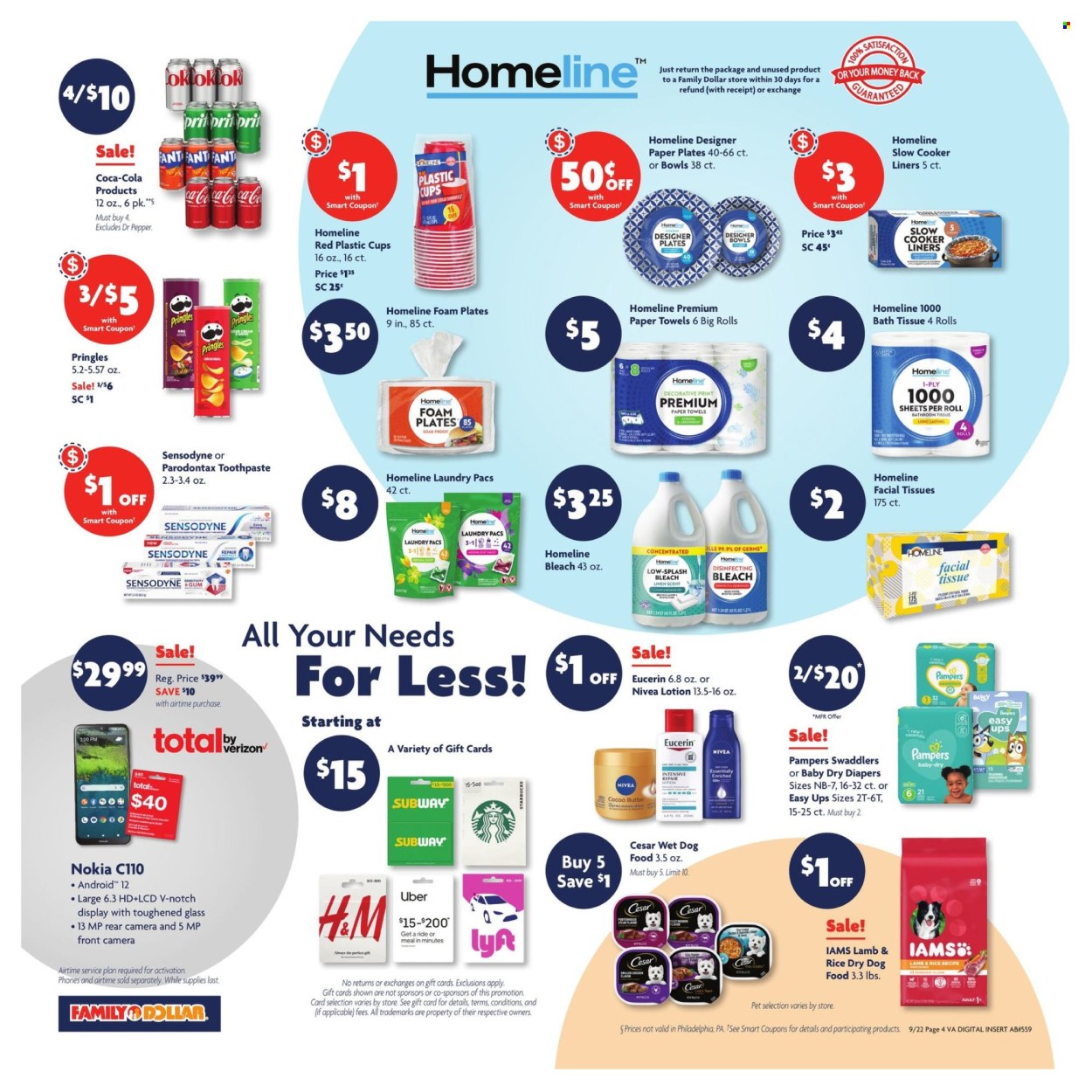 Family Dollar ad - 09/22/2024 - 09/28/2024. Page 5